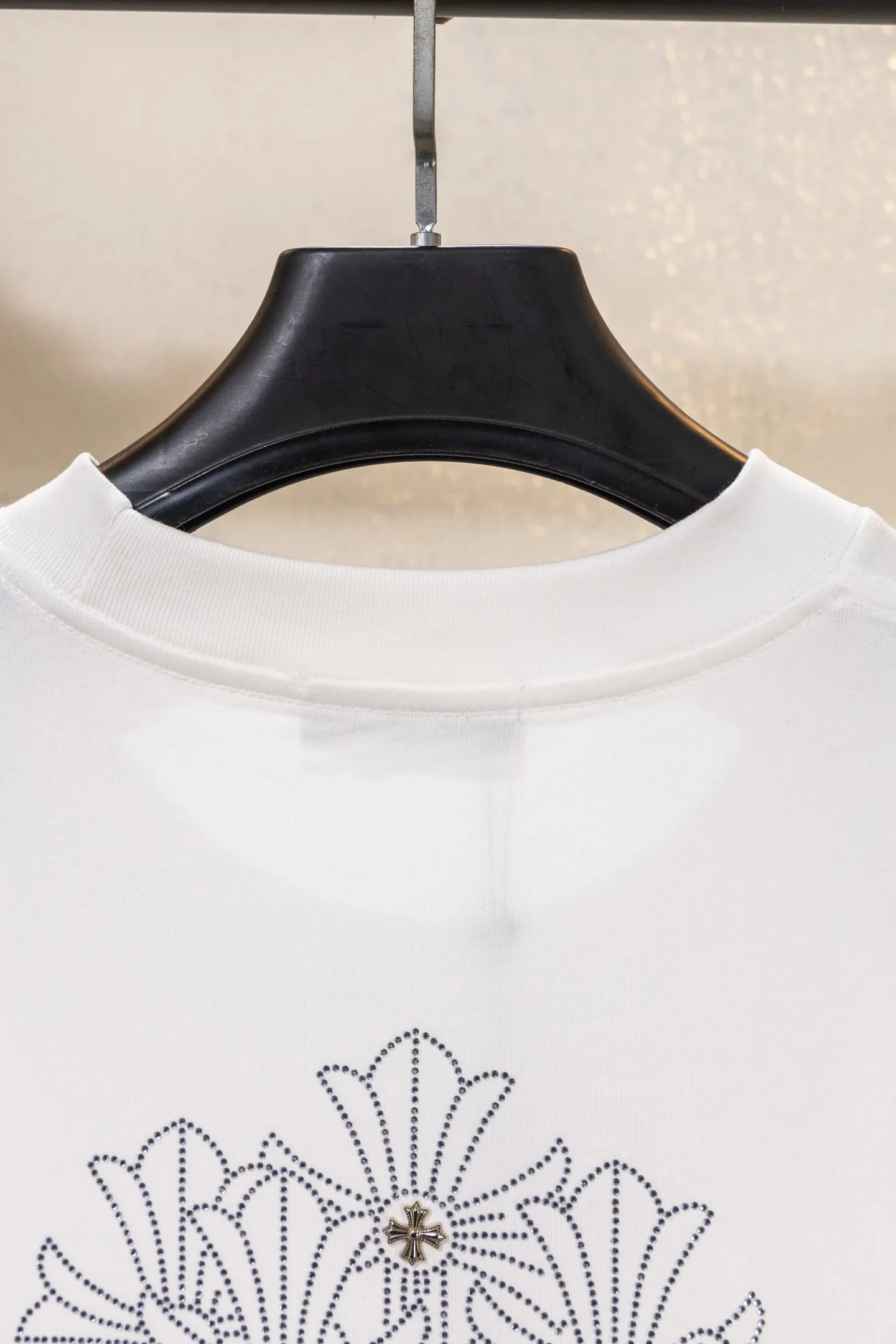 k 【Chrome Hearts】 Same Style T Same Style T Versatile : Black White Size：XS-L